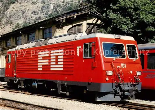 AK / Ansichtskarte Furka Oberalp Bahn Meterspur Zahnradlokomotive HGe 4 4 II 101 Sitten Furka Oberalp Bahn