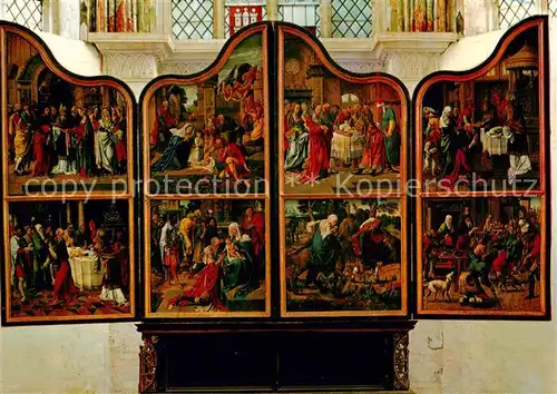 AK / Ansichtskarte  Luebeck Marienaltar 16. Jhdt. in der Marienkirche Luebeck