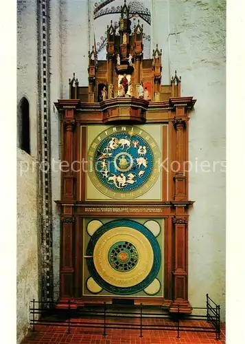 AK / Ansichtskarte 73801284 Luebeck Neue astronomische Uhr 20. Jhdt. in der Marienkirche Luebeck
