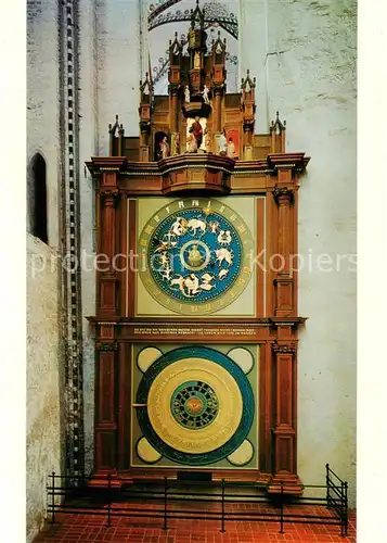 AK / Ansichtskarte  Luebeck Neue astronomische Uhr 20. Jhdt. in der Marienkirche Luebeck