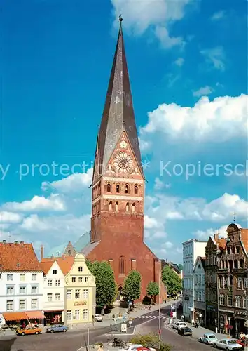 AK / Ansichtskarte  Lueneburg St. Johanniskirche im Vordergrund der Sand Lueneburg