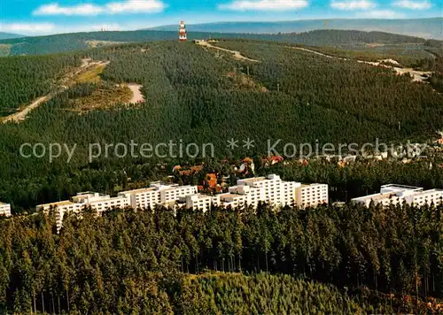 AK / Ansichtskarte  Hahnenklee-Bockswiese_Harz Ferienpark mit Bocksberg Hahnenklee-Bockswiese