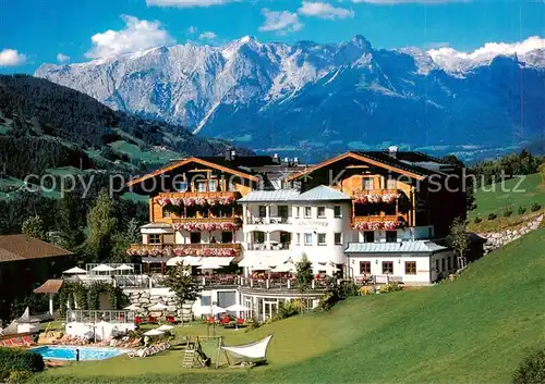 AK / Ansichtskarte  Sankt_Johann_Pongau Hotel Sonnhof Alpenpanorama Sankt_Johann_Pongau