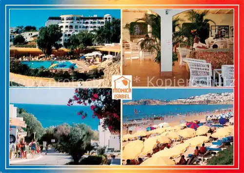 AK / Ansichtskarte 73801333 Albufeira_PT Hotel Monica Isabel Swimming Pool Strand 