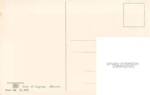 AK / Ansichtskarte Morcote_Lago_di_Lugano_TI Panorama 