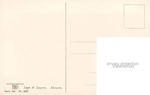 AK / Ansichtskarte Morcote_Lago_di_Lugano_TI Panorama 