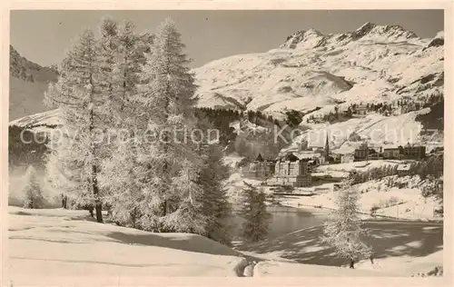 AK / Ansichtskarte St_Moritz_GR Winterpanorama St_Moritz_GR