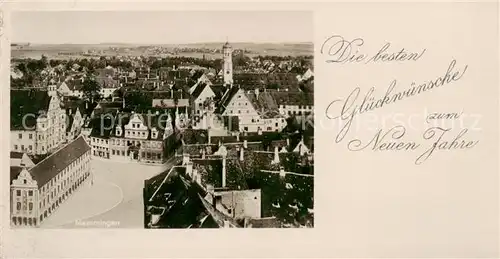 AK / Ansichtskarte 73801389 Memmingen Stadtpanorama Marktplatz Altstadt Memmingen