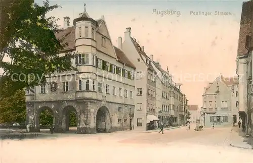 AK / Ansichtskarte 73801391 Augsburg Peutinger Strasse Augsburg