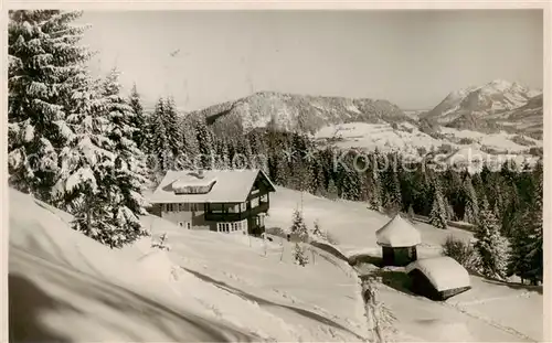 AK / Ansichtskarte  Oberstdorf Cafe Restaurant Bergkristall Oberstdorf