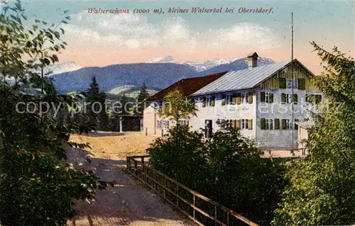 AK / Ansichtskarte  Walserschanz_Kleinwalsertal Panorama Walserschanz