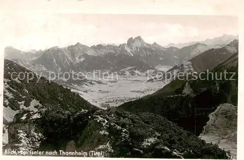 AK / Ansichtskarte  Thannheim_Tannheim_Tirol_AT Blick vom Iseler 