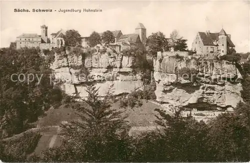 AK / Ansichtskarte  Saechsische_Schweiz Jugendburg Hohnstein Saechsische Schweiz