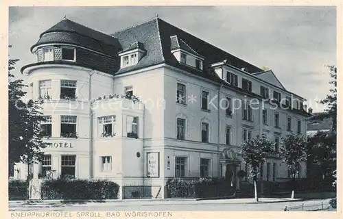 AK / Ansichtskarte  Bad_Woerishofen Kneippkurhotel Sproll Bad_Woerishofen