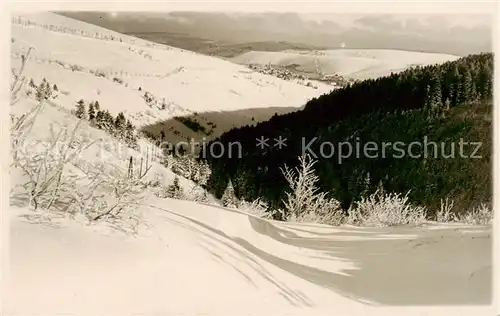 AK / Ansichtskarte 73801561 Oberwiesenthal_Erzgebirge Panorama Oberwiesenthal Erzgebirge