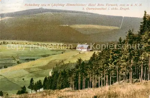 AK / Ansichtskarte  Fichtelberg_Oberwiesenthal Hotel Rotes Vorwerk Fichtelberg