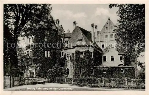 AK / Ansichtskarte  Reinsberg_Freiberg Schloss Reinsberg an der Grabentour Reinsberg Freiberg