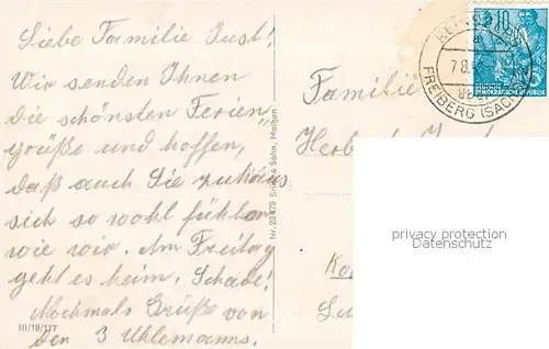 AK / Ansichtskarte  Reinsberg_Freiberg Schloss Reinsberg an der Grabentour Reinsberg Freiberg