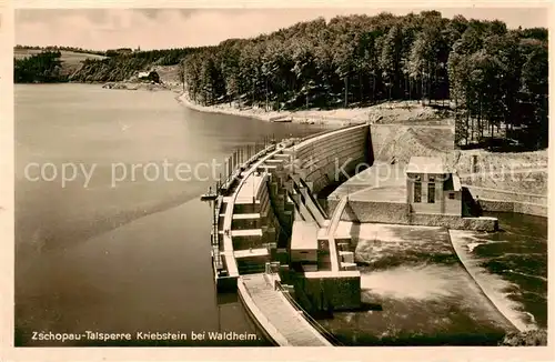 AK / Ansichtskarte  Kriebstein Zschopau Talsperre Kriebstein Kriebstein