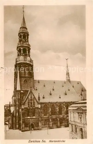 AK / Ansichtskarte  Zwickau__Sachsen Marienkirche 