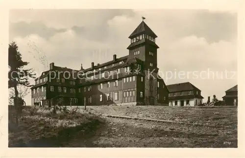 AK / Ansichtskarte 73801610 Oberwiesenthal_Erzgebirge Fichtelberghaus Oberwiesenthal Erzgebirge