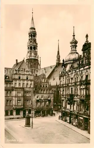 AK / Ansichtskarte 73801617 Zwickau__Sachsen Stadtplatz 