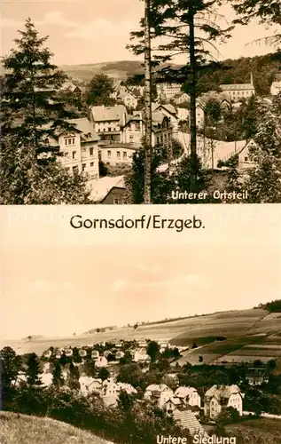 AK / Ansichtskarte  Gornsdorf Unterer Ortstel Untere Siedlung Gornsdorf