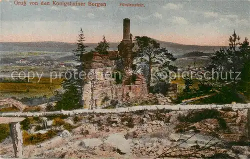 AK / Ansichtskarte  Koenigshain_Goerlitz Koenigshainer Berge Fuerstenstein Koenigshain Goerlitz