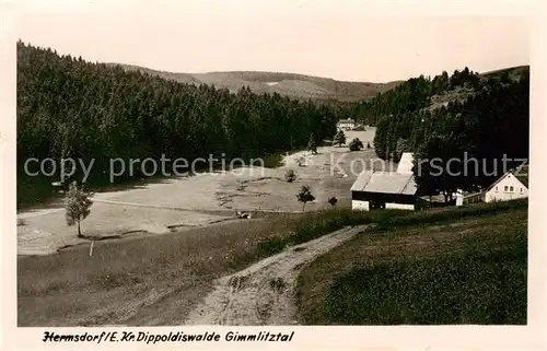 AK / Ansichtskarte  Hermsdorf_Erzgebirge Gimmlitztal Hermsdorf Erzgebirge