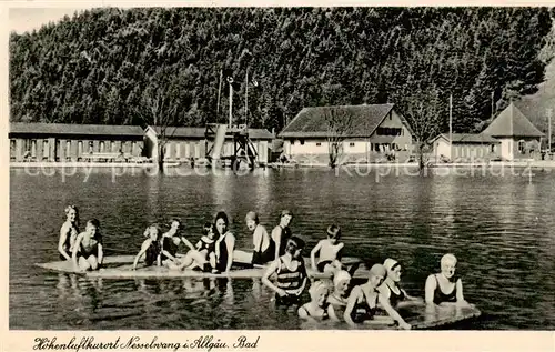 AK / Ansichtskarte  Nesselwang Freibad Feldpost Nesselwang