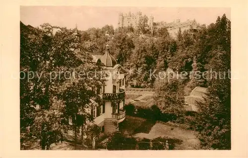 AK / Ansichtskarte  Hohenschwangau Hotel Lisl mit Nebenhaus zum Forsthaus Schloss Hohenschwangau