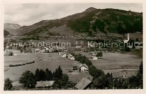 AK / Ansichtskarte  Pfronten Panorama mit Edelsberg Allgaeuer Alpen Pfronten