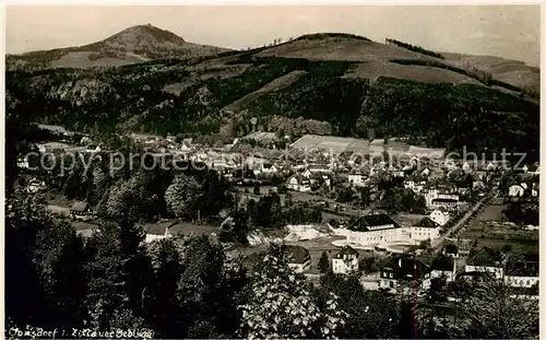 AK / Ansichtskarte 73801701 Jonsdorf Panorama Zittauer Gebirge Jonsdorf