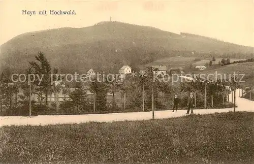 AK / Ansichtskarte  Hayn_Oybin Panorama mit Hochwald Zittauer Gebirge Hayn_Oybin