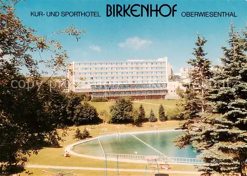 AK / Ansichtskarte  Oberwiesenthal_Erzgebirge Kur und Sporthotel Birkenhof Oberwiesenthal Erzgebirge