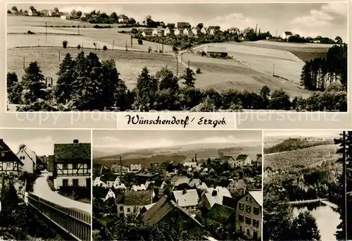 AK / Ansichtskarte  Wuenschendorf_Elster Panorama Ortsansichten Wuenschendorf_Elster