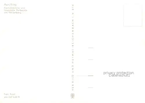 AK / Ansichtskarte  Aue_Erzgebirge Freilichtbuehne und Gaststaette Parkwarte am Heidelberg Aue_Erzgebirge