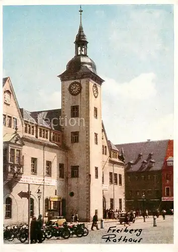 AK / Ansichtskarte 73801764 Freiberg__Sachsen Rathaus 