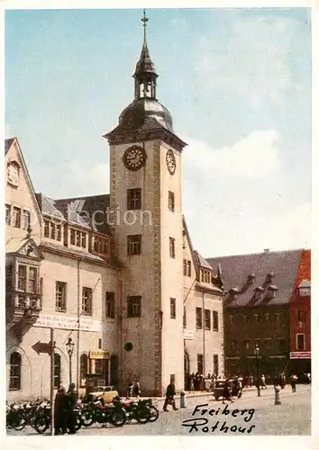 AK / Ansichtskarte  Freiberg__Sachsen Rathaus 