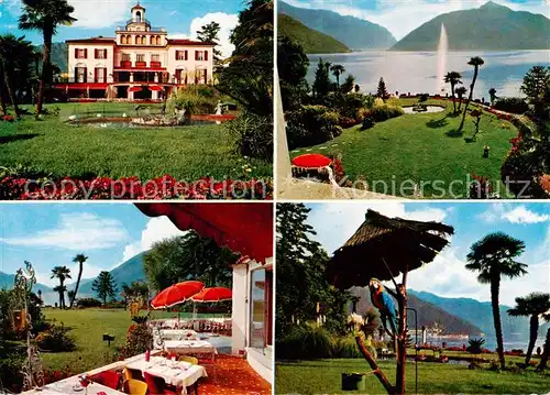 AK / Ansichtskarte Melide_Lago_di_Lugano Ristorante Garni Lido Bar Dancing Melide_Lago_di_Lugano