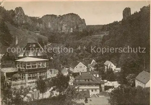 AK / Ansichtskarte  Rathen_Saechsische Schweiz Gasthaus Cafe Zum sonnigen Eck Rathen Saechsische Schweiz