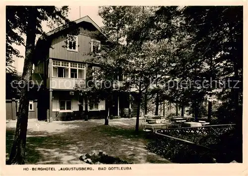 AK / Ansichtskarte  Bad_Gottleuba-Berggiesshuebel HO Berghotel Augustusberg Bad