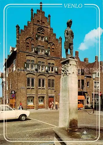 AK / Ansichtskarte 73801878 Venlo_NL Roemerhuis met Schinke manneke 