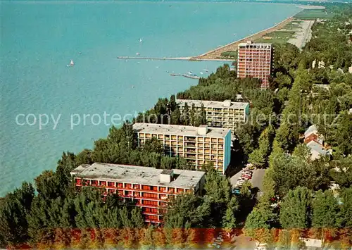 AK / Ansichtskarte  Plattensee_Balatonrol_HU Fliegeraufnahme 