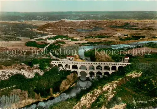 AK / Ansichtskarte Pont du Gard_30_Gard En avion sur le Pont du Gard 