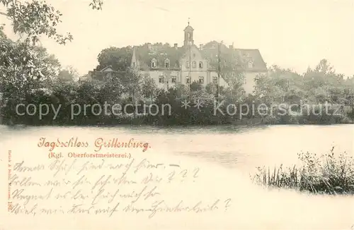 AK / Ansichtskarte  Grillenburg_Tharandt Jagschloss Koenigliche Oberforstmeisterei 