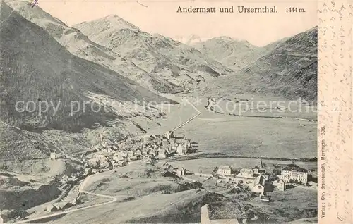 AK / Ansichtskarte Andermatt_UR und Ursernthal 