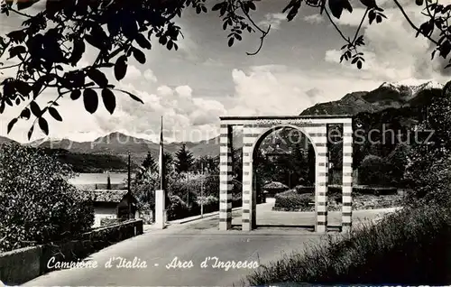 AK / Ansichtskarte  Campione_d_Italia Arco d'Ingresso Campione_d_Italia