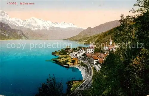 AK / Ansichtskarte Muehlehorn_GL Panorama Walensee Alpen 