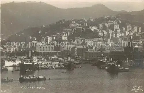 AK / Ansichtskarte  Genova_Genua_Liguria_IT Hafen 